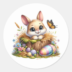 Autocollants de lapin de Pâques