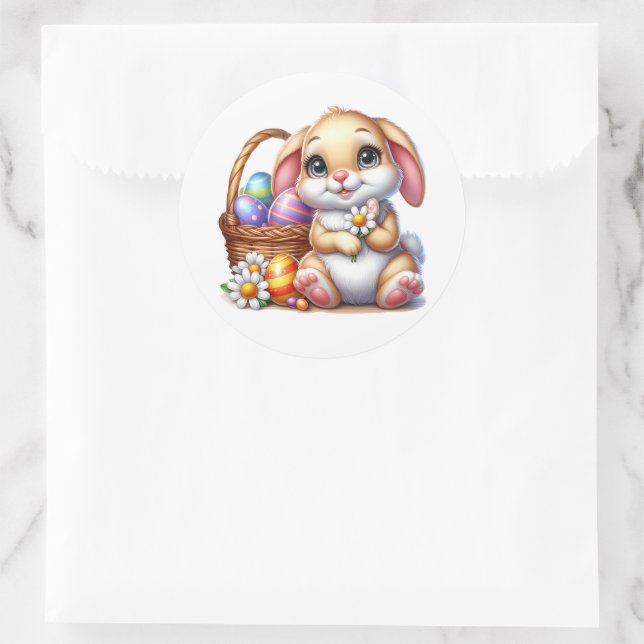 Autocollants de lapin de Pâques (Sac)