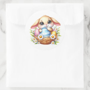 Autocollants de lapin de Pâques