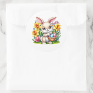 Autocollants de lapin de Pâques
