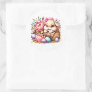 Autocollants de lapin de Pâques