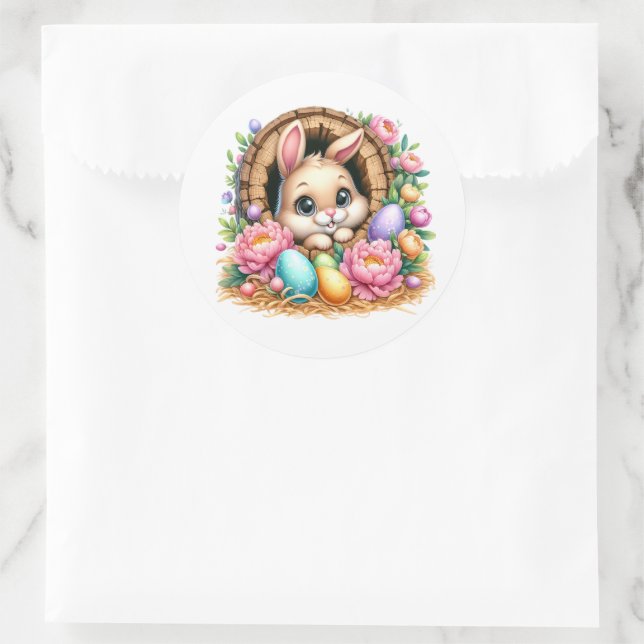 Autocollants de lapin de Pâques (Sac)