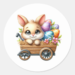 Autocollants de lapin de Pâques