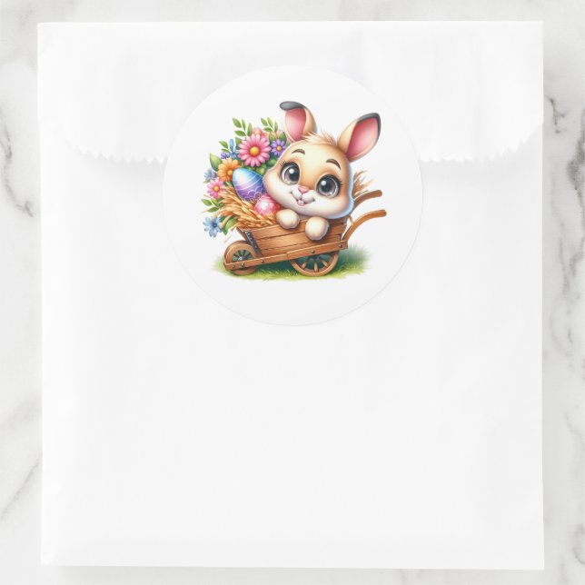 Autocollants de lapin de Pâques (Sac)