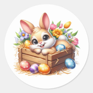 Autocollants de lapin de Pâques