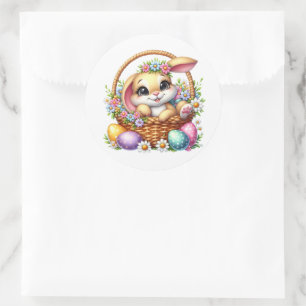 Autocollants de lapin de Pâques