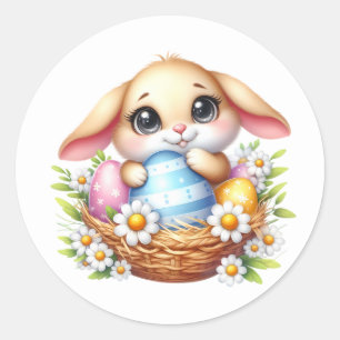Autocollants de lapin de Pâques