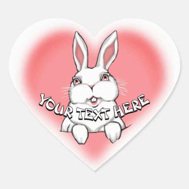 Autocollants de lapin de Pâques Autocollants de Pâ (Devant)