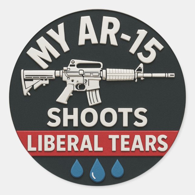 AUTOCOLLANTS DE LARMES LIBÉRALES (Devant)