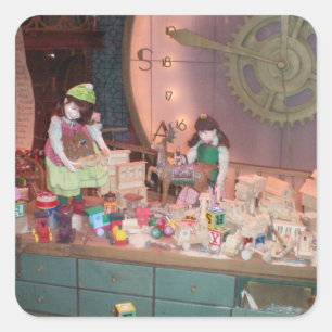 Autocollants de l'atelier du Père Noël