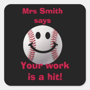 Autocollants de l'enseignant customisé - le travai