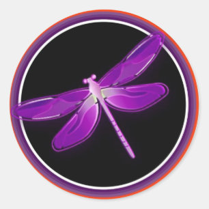 autocollants de libellules