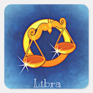 autocollants de libra zodiac