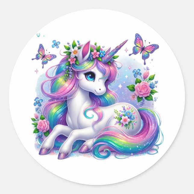 Autocollants de licorne (Devant)