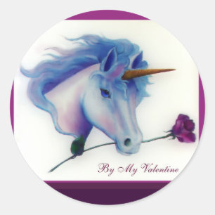 Autocollants de licorne de Valentine