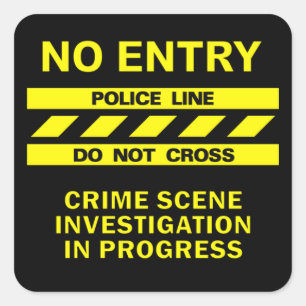 Autocollants de ligne de police