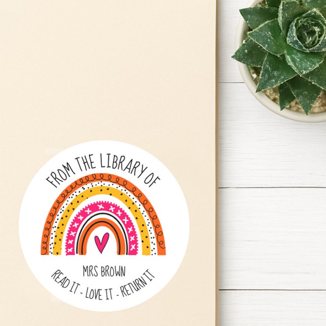 Autocollants de livre, Autocollants Rainbow Person (Créateur téléchargé)