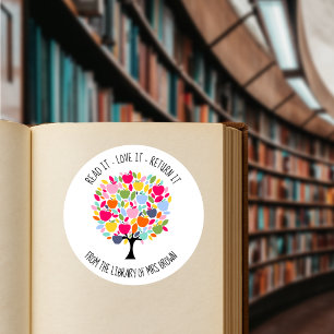 Autocollants de livre personnalisés   Étiquette de