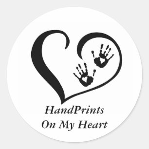 Autocollants de logo de HandPrint