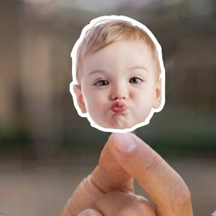 Autocollants de logo de photo de visage personnali