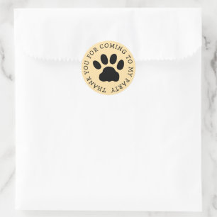 Autocollants de logo d'empreinte de patte de chat