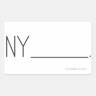 Autocollants de logo NY______.