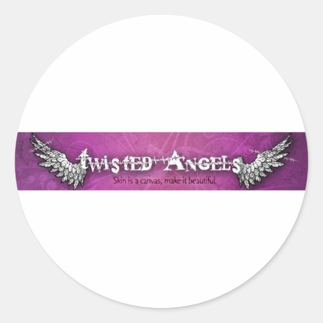 Autocollants de logo Twisted Angels (Devant)