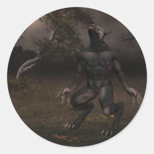 Autocollants de loup-garou