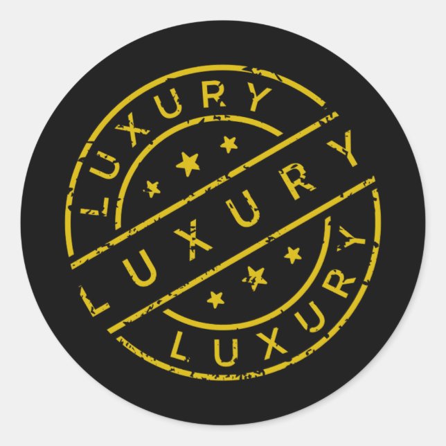 Autocollants de luxe pour étiquettes (Devant)