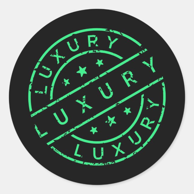Autocollants de luxe pour étiquettes (Devant)