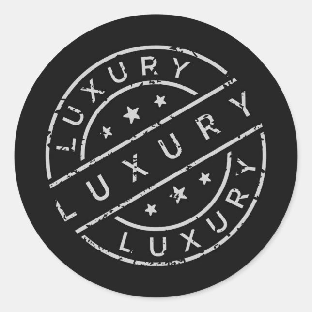 Autocollants de luxe pour étiquettes (Devant)