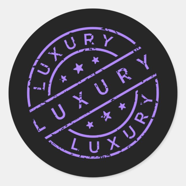 Autocollants de luxe pour étiquettes (Devant)