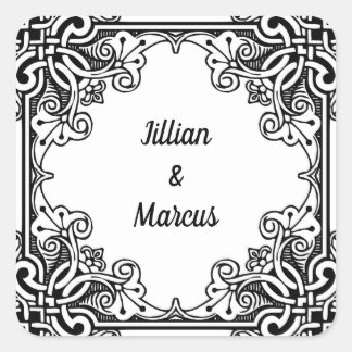 Autocollants de mariage personnalisés