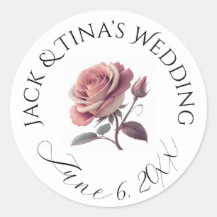 Autocollants de mariage personnalisés