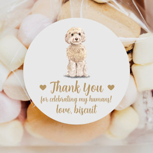 Autocollants de mariage personnalisés pour chien C