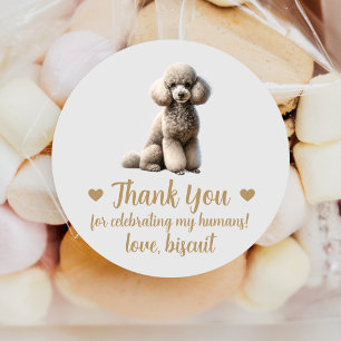 Autocollants de Mariage Personnalisés pour Chien C