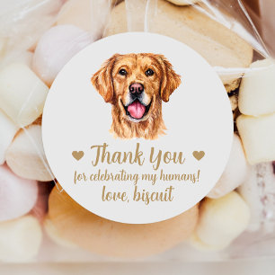 Autocollants de mariage personnalisés pour chien R