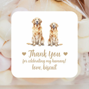Autocollants de mariage personnalisés pour chien R