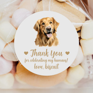 Autocollants de mariage personnalisés pour chien R