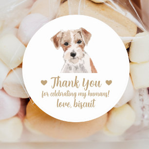 Autocollants de mariage personnalisés pour chiens