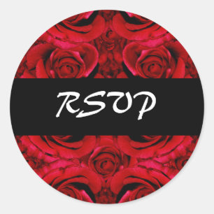 Autocollants de mariage RSVP - personnaliser