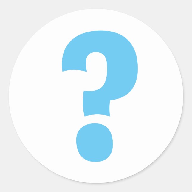 Autocollants de marque d'interrogation et scellés  (Devant)