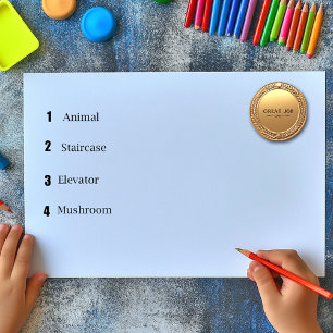 Autocollants de médaillon en or personnalisés pour