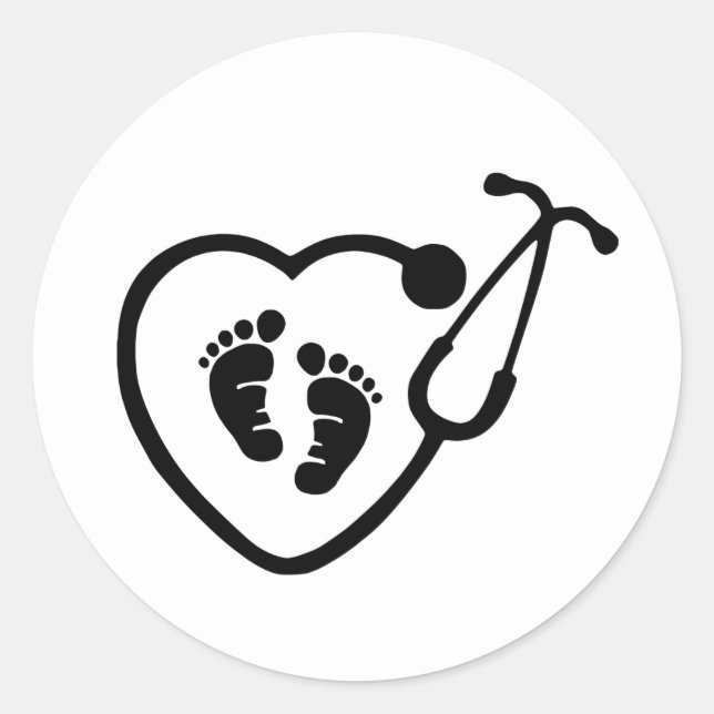 Autocollants de médecin infirmière (Devant)