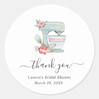 Autocollants de Merci de Fête des mariées de mélan