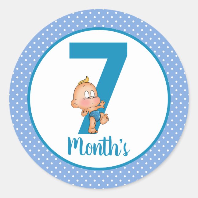 Autocollants de mois de bébé (Devant)