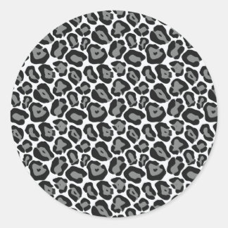 Autocollants de motif de léopard de neige