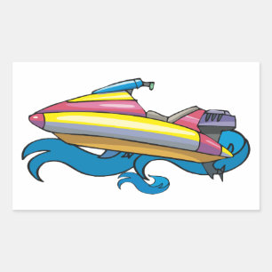 Autocollants de motomarine