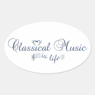 Autocollants de musique classique, personnalisable