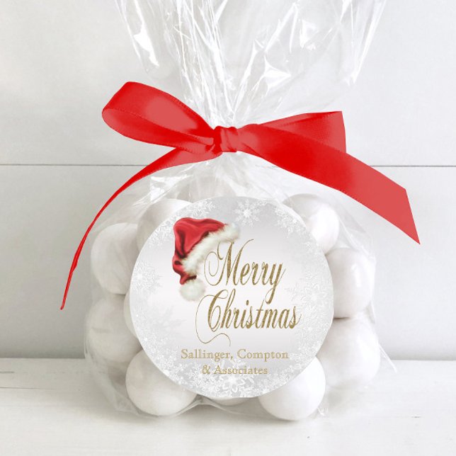 Autocollants de Noël Chapeau de Père Noël et Floco (Créateur téléchargé)